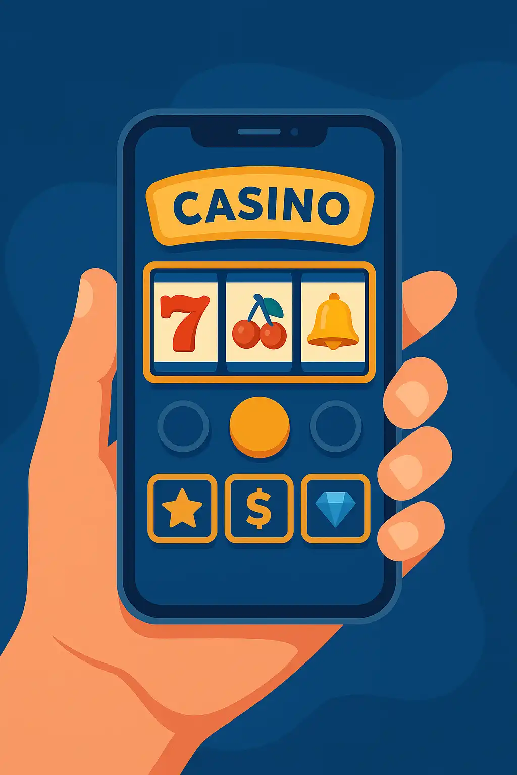 Smartphone screen showing the Ragnabet casino mobile app slots lobby