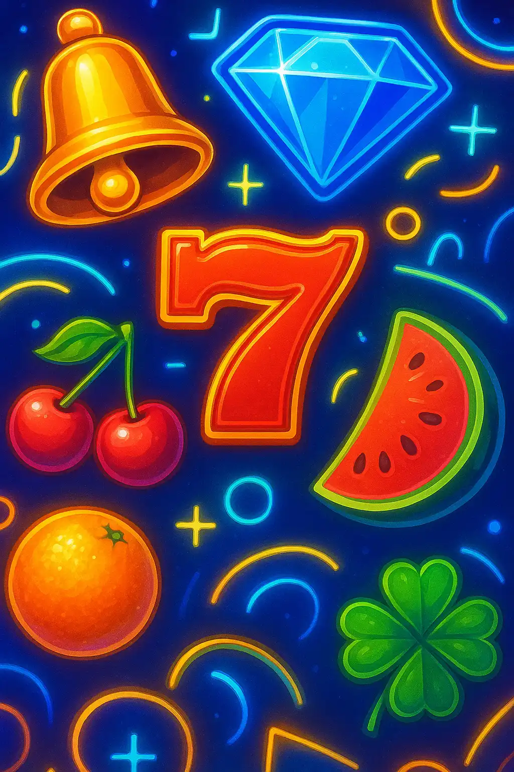 Reels of colourful online slot games displayed on a casino lobby screen